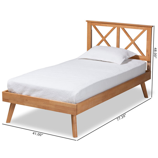 Michie Solid Wood Slat Bed